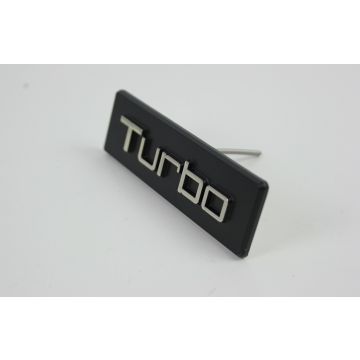Emblem i grill original Turbo Volvo 240 81-85  KOPI i metall
