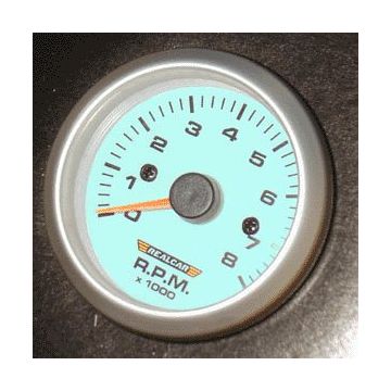 R-PERFORMANCE 52MM TACHO/RPM-GAUGE BLUE ELECTROLIGHT 4/6/8 CYL.