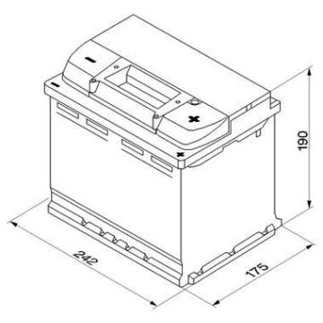 BATTERI TIL BIL ORG. BOSCH 60AMP TILBUDSPRIS  se info