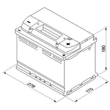 BATTERI TIL BIL BOSCH 12V 74 AMP. TILBUDSPRIS  se info: