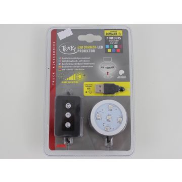 Belysnings base for godlukt flaskene våre,7 farger m/dimmer
