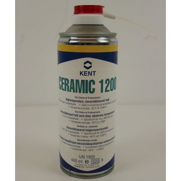 Keramikkbasert fett, Kent Ceramic 1200 spray 400ml.