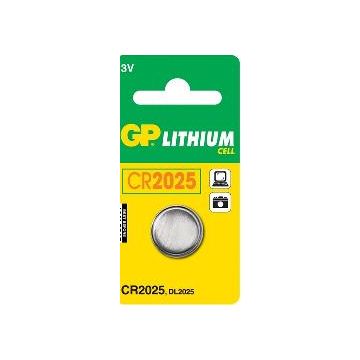 BATTERI CR2025 LITHIUM CELL STR Ø20X2,5 MM 3VOLT