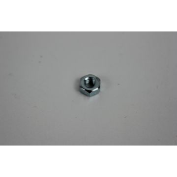 Mutter 4mm vanlig type blank-Zink behandlet  pris pr.stk