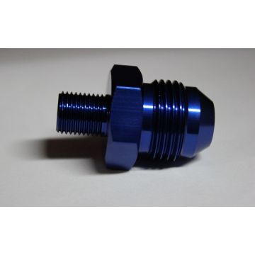 AN-NIPPEL M12 X 1,5 TIL AN8 BLÅ.