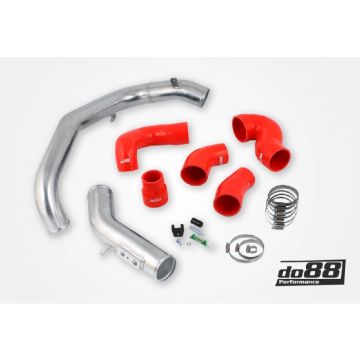 Volvo S60/V70n Turbo Intercoolerrør,rød slanger,00-02,u,dump