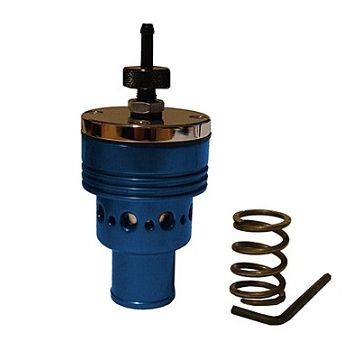 SB25 HOT BLUE DUMPVALVE FOR 25 MM HOSE EXTRA SPRING INCLUDED