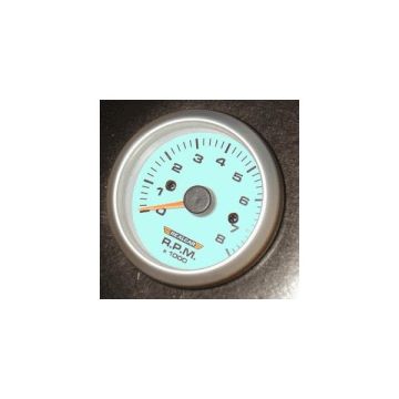 R-PERFORMANCE 52MM TACHO/RPM-GAUGE BLUE ELECTROLIGHT 4/5/6 CYL.