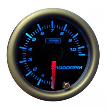 PROSPORT-M 52MM TACHOMETERGAUGE 4/6/8 CYL SMOKE 7-COLOR