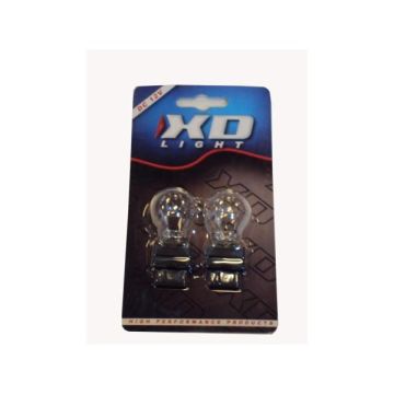 X-D LIGHT T20 21W CLEAR PLASTIC BASE -PAIR