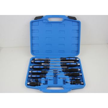 Skrutrekker sett, 12 deler flat og stjerne trekkere