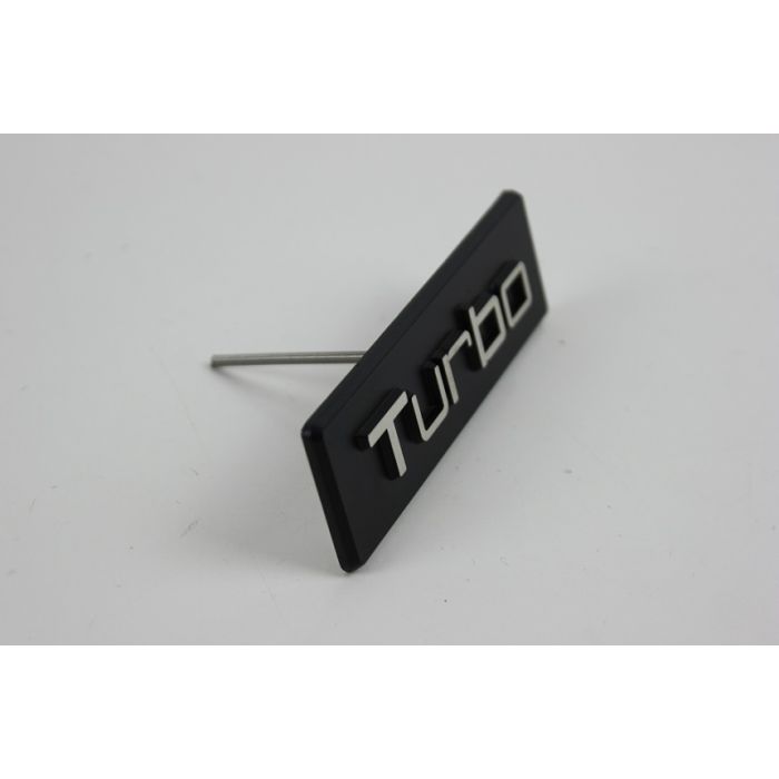 Emblem i grill original Turbo Volvo 240 81-85  KOPI i metall
