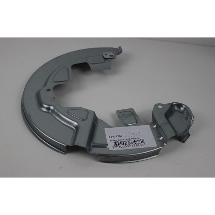 Bremseskjold V70III,S80II,S/V60,XC60,XC70III venstre foran se info
