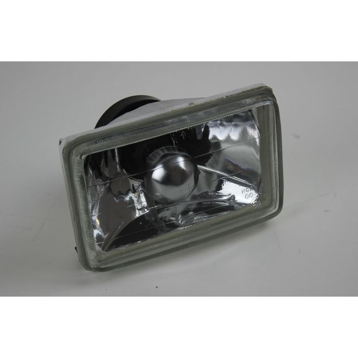 Hovedlampe H4 bla.Usa Front 200/700 4x6" klarglass styling