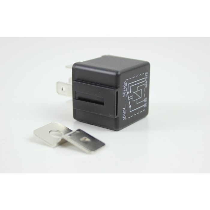 Rele 6 Volt 5 polet universal . 30amp