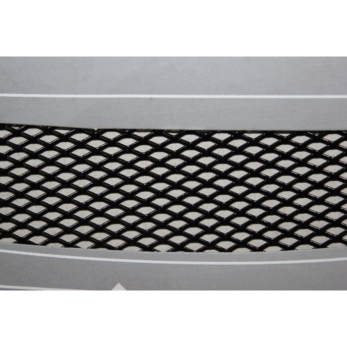 Grillnett racing Svart eloksert 33x100 cm. 2x4mm hull