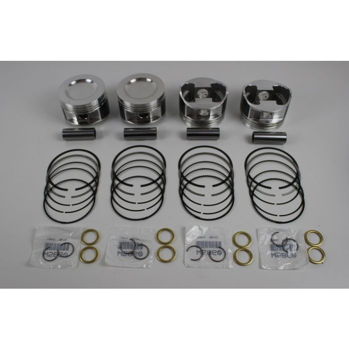 Stempel sats B230 Turbo 8V smidde Wiseco 4 stk kompl.