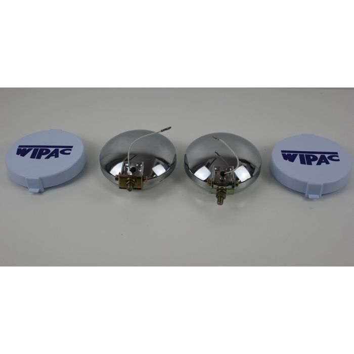 Ekstralys sats crom 5,5" diameter  langlys/Fjernlys 12V H3