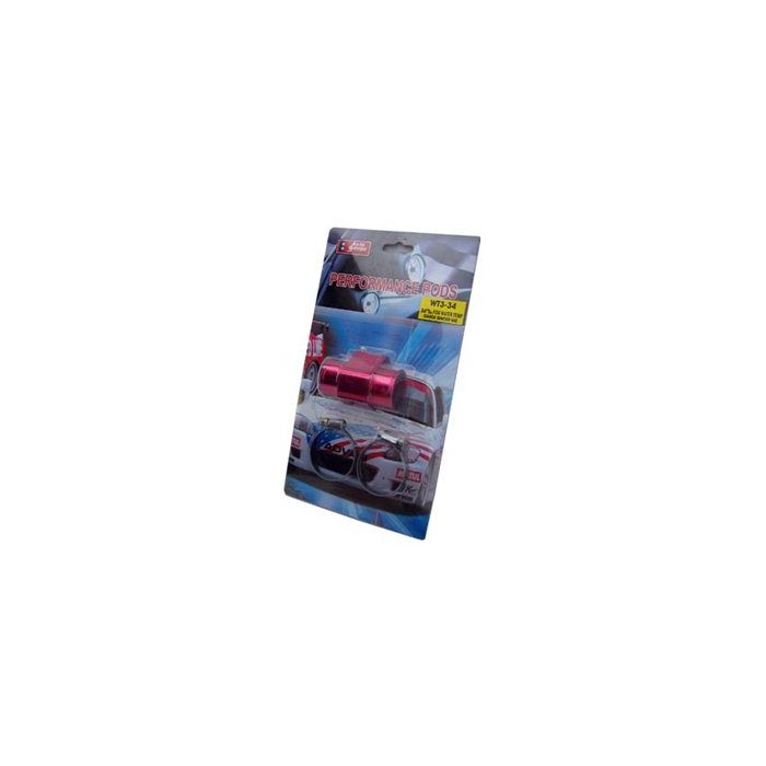 RED WATERTEMP SENDERMOUNT FOR 34MM WATERHOSE