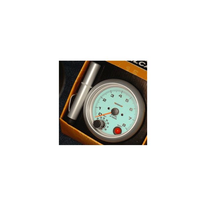 R-PERFOR. 95MM TACHO/8000 RPM GAUGE BLUE ELECTR. SHIFTLIGHT 5/4/6 CYL.