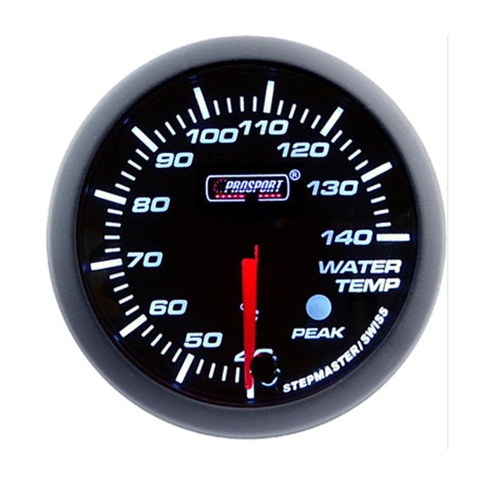PROSPORT-S 60 MM ELECTRONIC WATERTEMP GAUGE WITH SENDER PEAK/WARNING