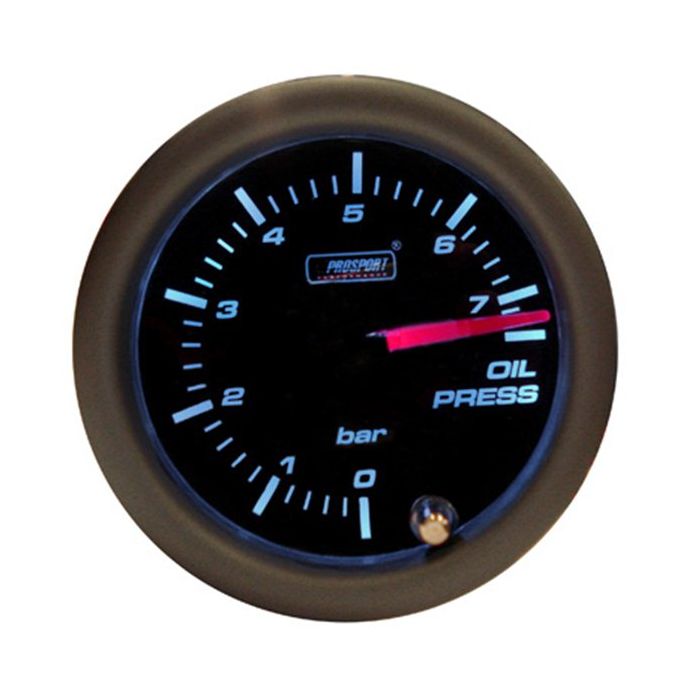 PROSPORT-M 52MM OILPRESSGAUGE SMOKE 7-COLOR