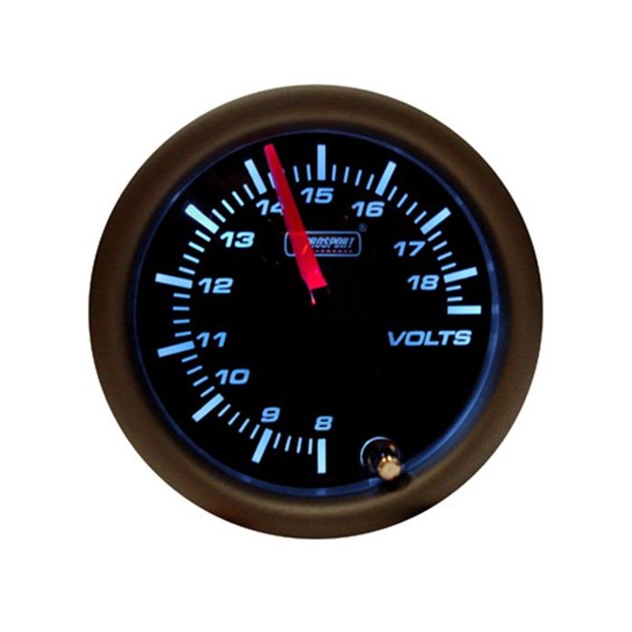 PROSPORT-M 52MM VOLTGAUGE SMOKE 7-COLOR