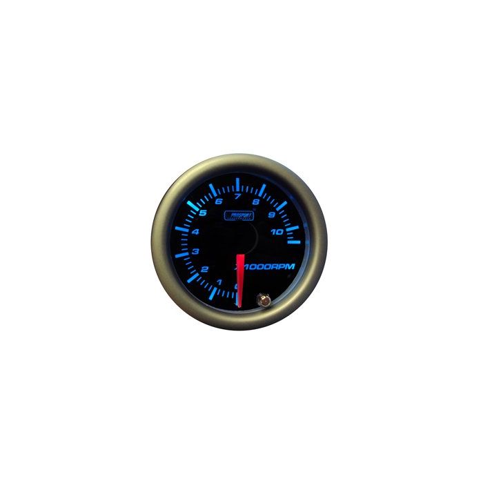 PROSPORT-M 52MM TACHOMETERGAUGE 4/6/8 CYL SMOKE 7-COLOR