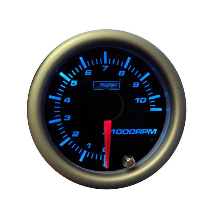 PROSPORT-M 52MM TACHOMETERGAUGE 4/6/8 CYL SMOKE 7-COLOR