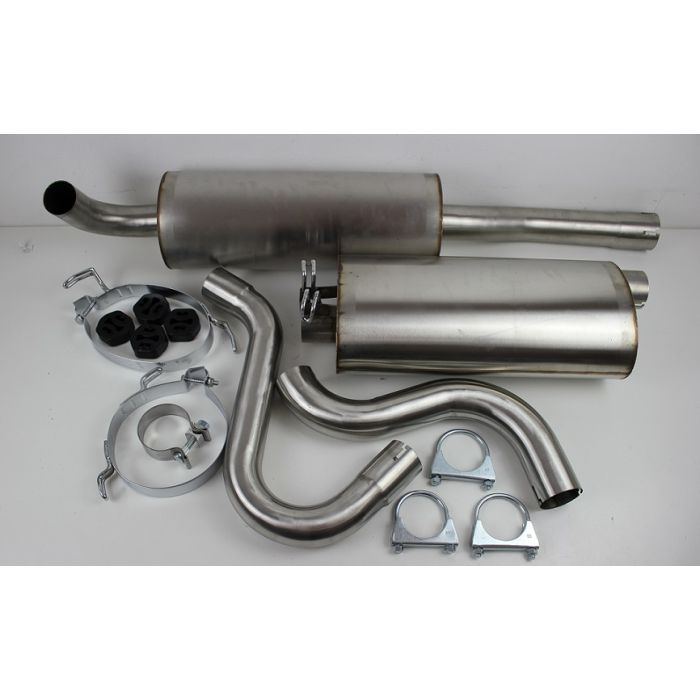 Eksos Halvsats Std Dim. 740/940 88-98 turbo  Rustfritt stål
