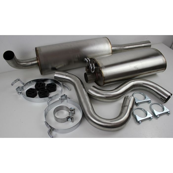 Eksos Halvsats Std Dim. 740/940 88-98 turbo  Rustfritt stål