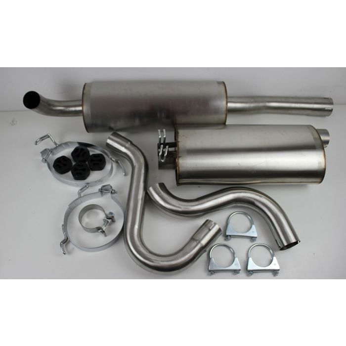 Eksos Halvsats Std Dim. 740/940 88-98 turbo  Rustfritt stål