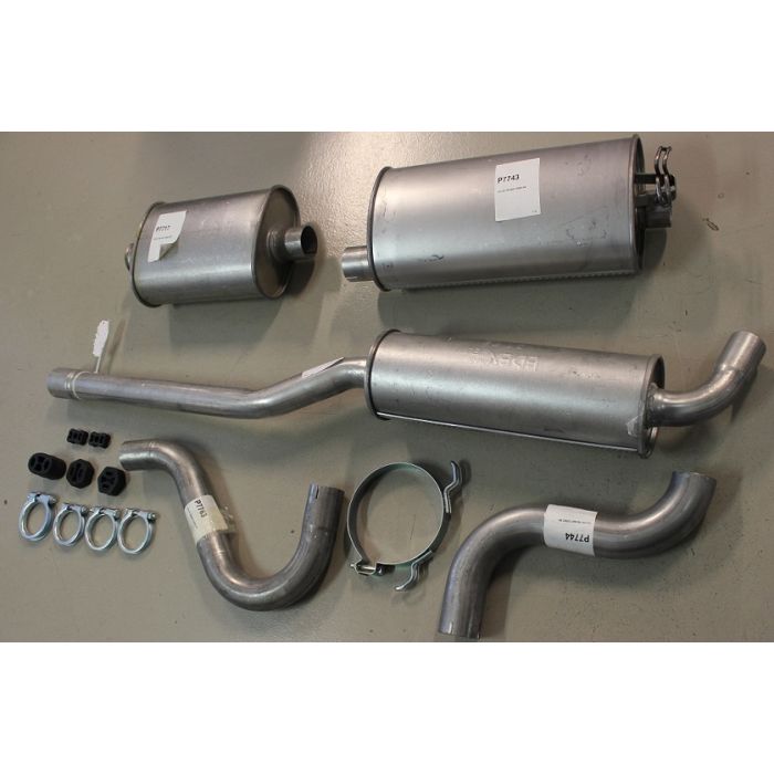 Eksosanlegg halvsats 740/760 85-87 B230ET std type