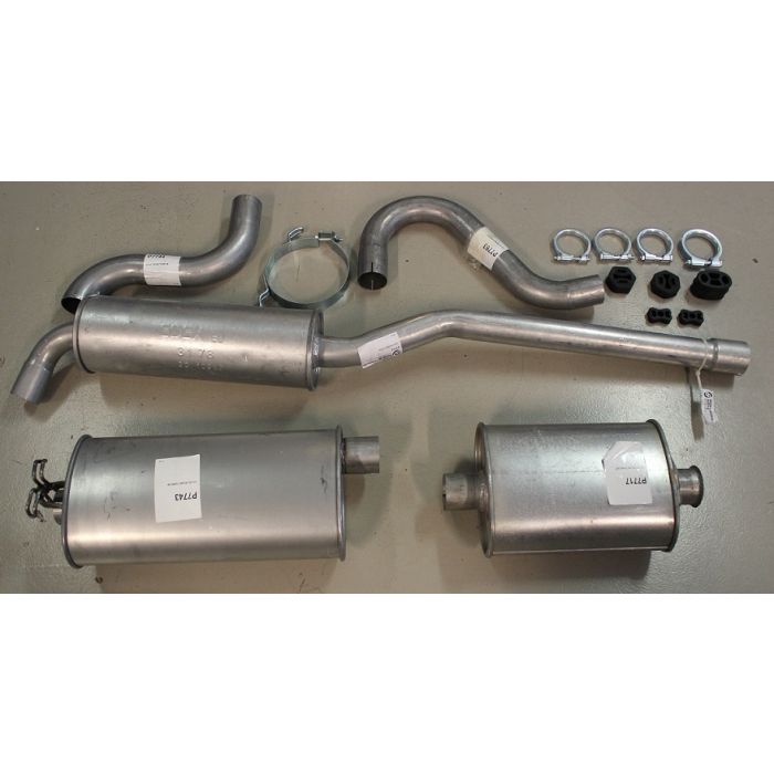 Eksosanlegg halvsats 740/760 85-87 B230ET std type