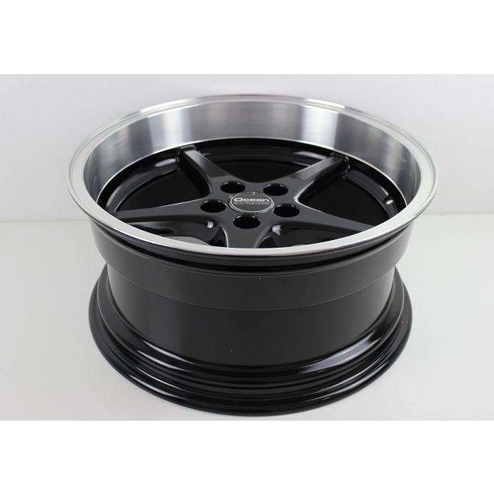 Felg Alu 8,5x18 5x108 ET6 Sort/blank Ocean, Kjent Som MK18