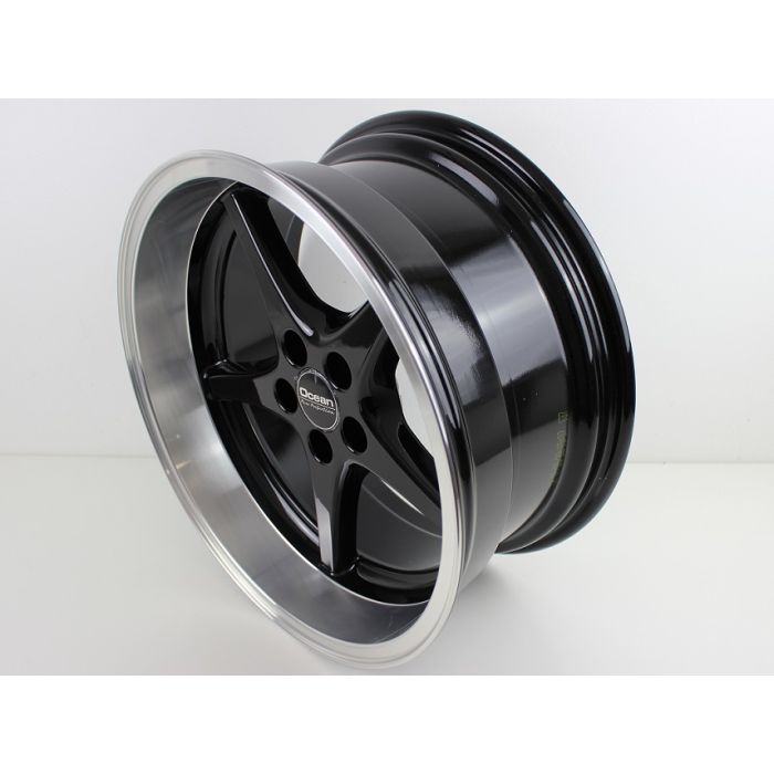 Felg Alu 8,5x18 5x108 ET6 Sort/blank Ocean, Kjent Som MK18