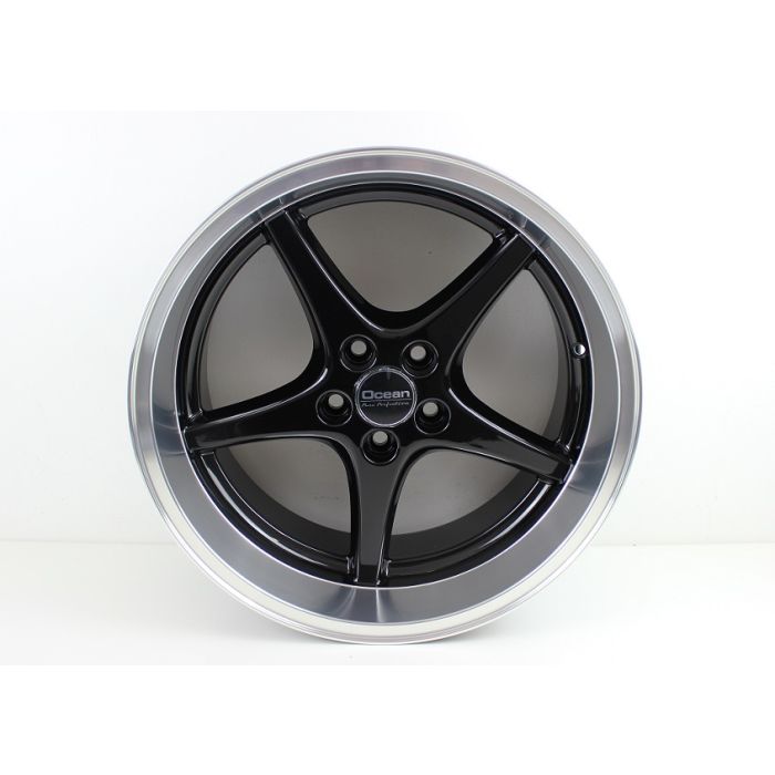 Felg Alu 8,5x18 5x108 ET6 Sort/blank Ocean, Kjent Som MK18