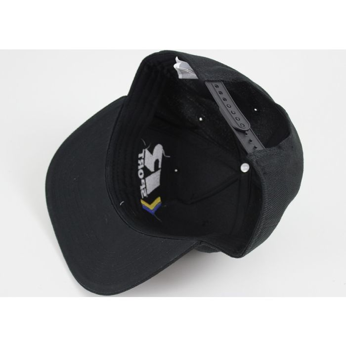 Caps R-sport svart tekstil, flat skjerm, universal