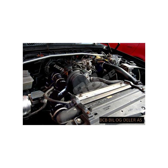 SILIKONSLANGE KITT TIL INTERCOOLER 700/900 UTEN AC  SORT