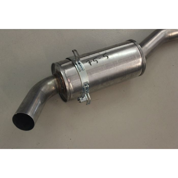 Eksos midtre lyddemper fra JT superflow anlegg 700/900 3"