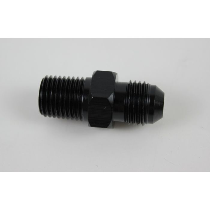 AN6 til 1/4 NPT overgang  7mm innvendig  Svart