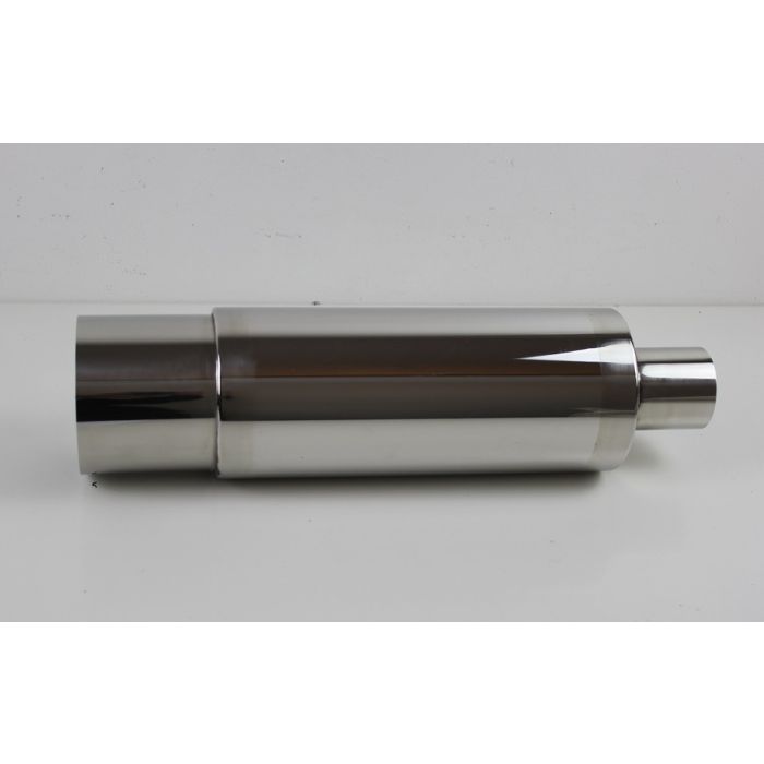 Eksos endepotte i rustfri 2,5"(63mm)inn og 4,5" Ut