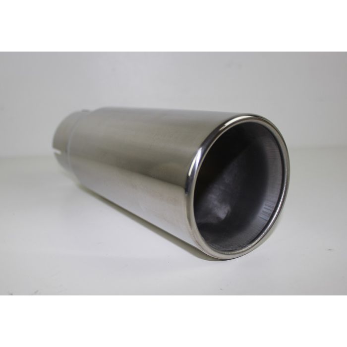 Eksos enderør 3" (76mm.)inn og 3,5" ut  25cm lang