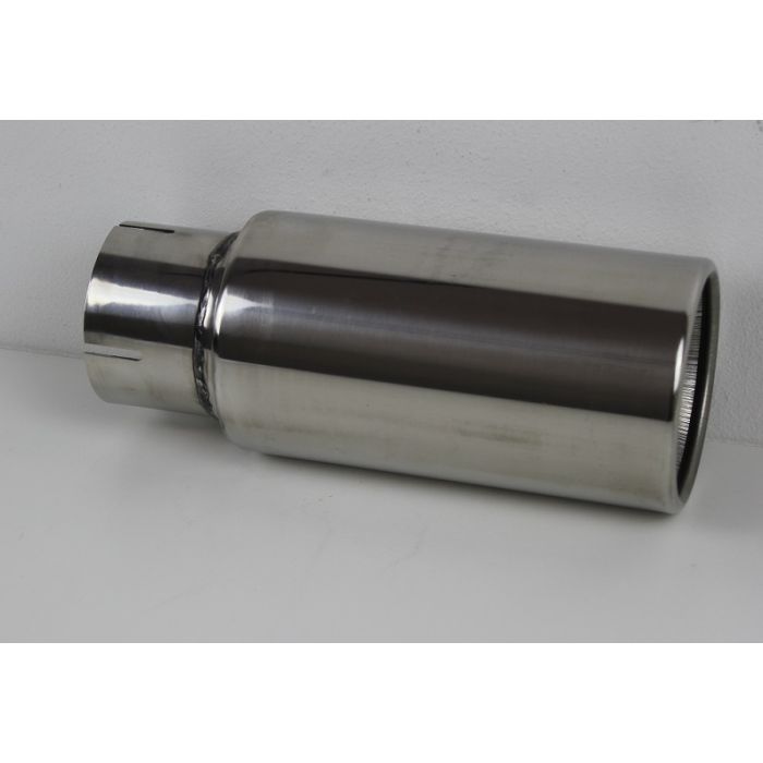 Eksos Enderør 3"(76mm)Inn og 4"(100mm)Ut, 25cm Lang