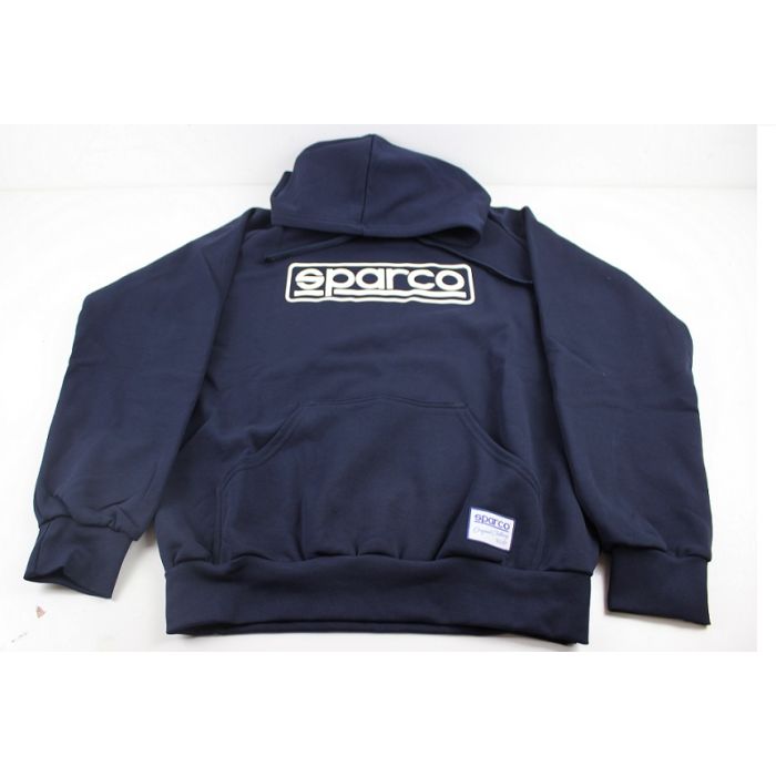 Hettegenser/Hoodie Sparco "Frame" mørk blå X-large