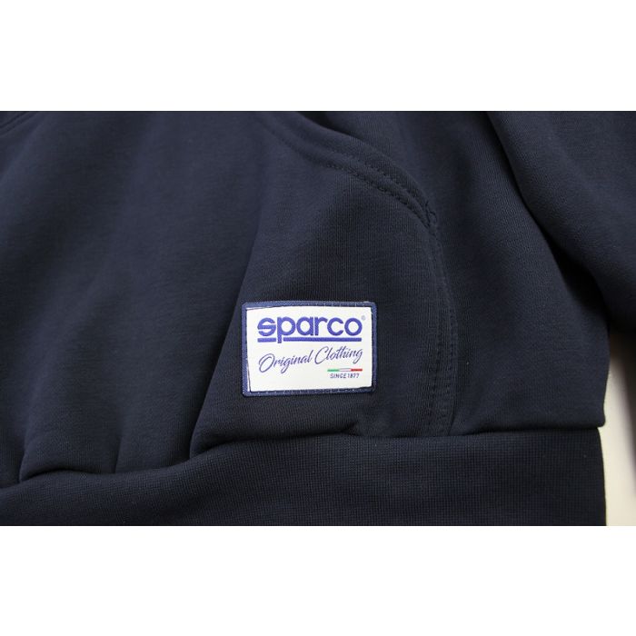 Hettegenser/Hoodie Sparco "Frame" mørk blå L
