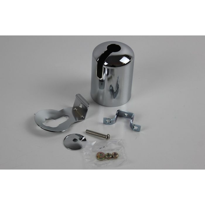 GAUGEHOLDER CUP WITH ADJ.FOOT 52MM SILVER