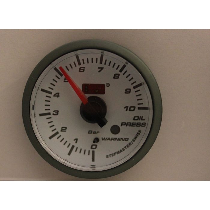 INSTRUMENT AUTOGAUGE OLJE-TRYKK 52MM.