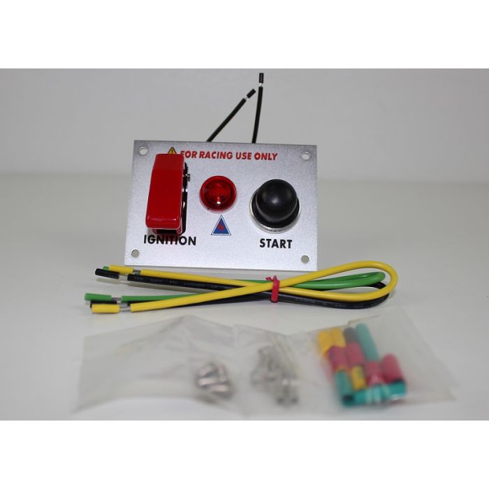 X-D LIGHT SECURITY SWITCH WITH TRANSPARENT CAP RED WITH RED LED