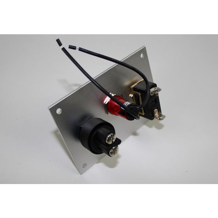 X-D LIGHT SECURITY SWITCH WITH TRANSPARENT CAP RED WITH RED LED